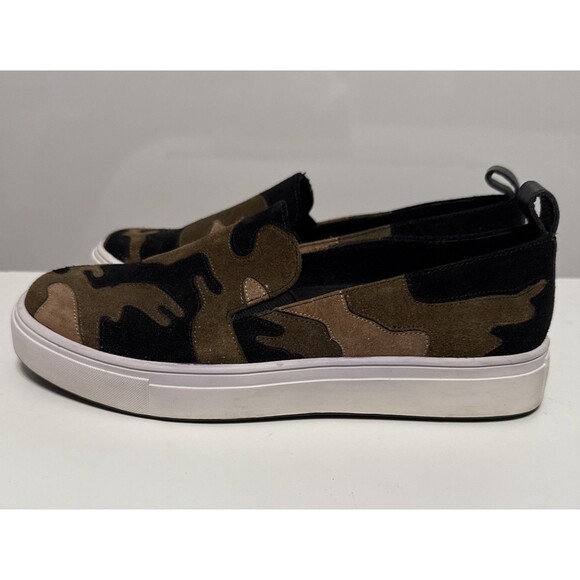 Sanctuary Womens 6.5 Sneakers Dashing Camouflage Shoes Camo Black Avocado Acorn - Picture 3 of 11